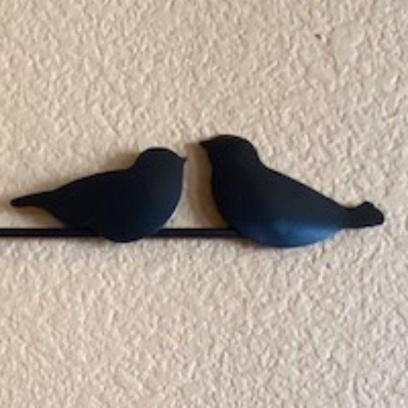Farmhouse Metal Bird Cutout Birds on Branch Wire Art, Wall Decor - Picture 8 of 14